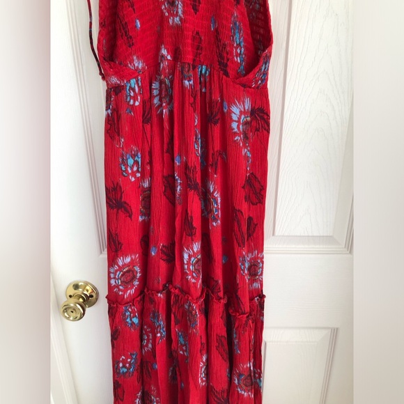 Free People Intimately Garden Party Red Maxi Dress - Picture 8 of 15